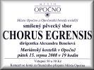 CHORUS EGRENSIS-plakát