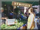 Opočenský jarmark - prodej květin