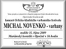 MICHAL NOVENKO - varhanní koncert - plakát
