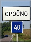 Opočno - arrival from the east