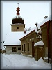 belfry in winter